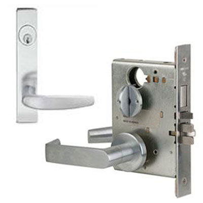 Schlage L9453J 07L Plate Trim Lever Mortise Lock Accepts Schlage LFIC Less Core