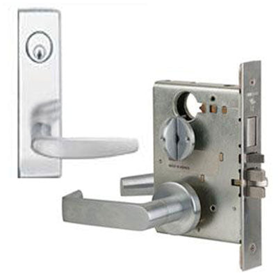 Schlage L9453J 07N Wide Plate Trim Lever Mortise Lock Accepts Schlage LFIC Less Core