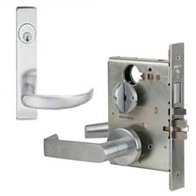 Schlage L9453J 17L Plate Trim Lever Mortise Lock Accepts Schlage LFIC Less Core