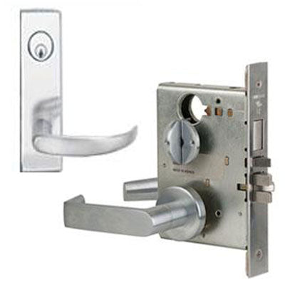 Schlage L9453J 17N Wide Plate Trim Lever Mortise Lock Accepts Schlage LFIC Less Core