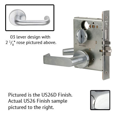 Schlage L9453P 03A Lever Mortise Lock With Cylinder US Finishes