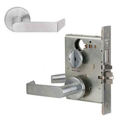 Schlage L9453P 06A 626AM Antimicrobial Entrance Lever Mortise Lock With Cylinder Brushed Chrome Finish