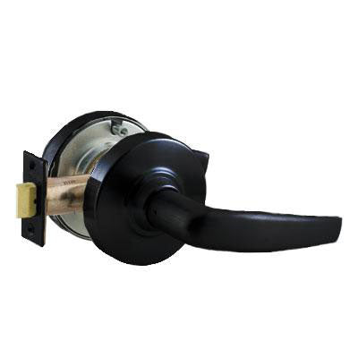 Schlage ND10S ATH 622 Black Finish - Heavy Duty Passage Lever Lock with Cylinder