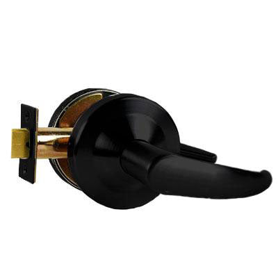 Schlage ND10S OME 622 Black Finish - Heavy Duty Passage Lever Lock with Cylinder