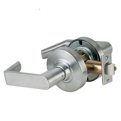 Schlage ND10S RHO 626 Brushed Chrome Finish - Heavy Duty Passage Lever Lock with Cylinder