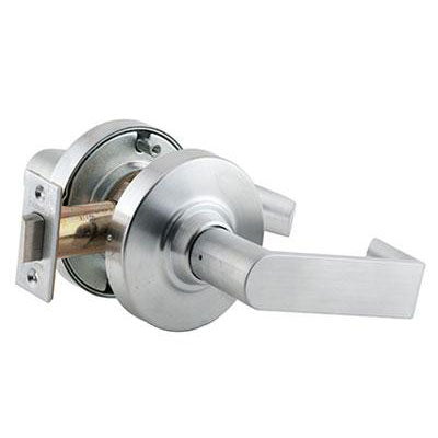 Schlage ND10S RHO 626AM Antimicrobial Passage Function ND Series Rhodes Lever Grade 1 Lock Brushed Chrome Finish