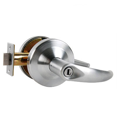 Schlage ND40S OME 626 Brushed Chrome Finish - Heavy Duty Privacy Lever Lock with Cylinder