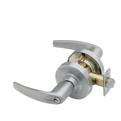 Schlage ND53PD ATH 626 Brushed Chrome Finish - Heavy Duty Entrance Lever Lock with Cylinder