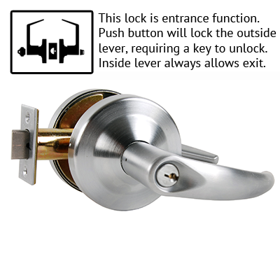 Schlage ND50PD OME US19 ND Series Omega Lever Lock With Cylinder US ...