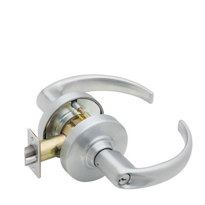 Schlage ND53PD SPA 626 Brushed Chrome Finish - Heavy Duty Entrance Lever Lock with Cylinder