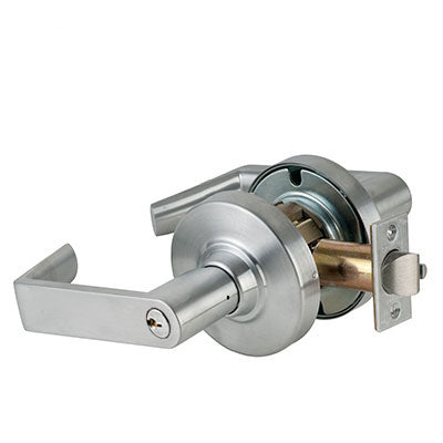 Schlage ND80PD RHO 626 Brushed Chrome Finish - Heavy Duty Storeroom Lever Lock with Cylinder