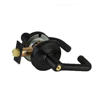 Schlage ND80PD TLR 622 Black Finish - Heavy Duty Storeroom Lever Lock with Cylinder