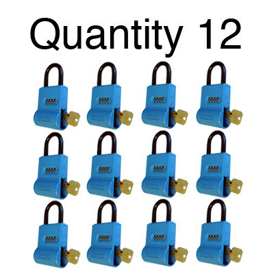 ShurLok SL100 Numeric Code Blue Lock Boxes Quantity of 12