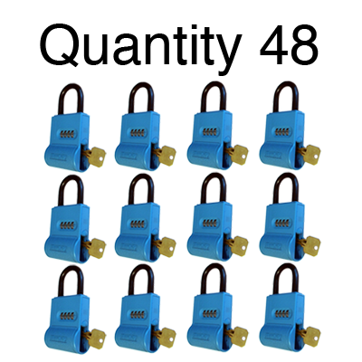 ShurLok SL100 Numeric Code Blue Lock Boxes Quantity of 48