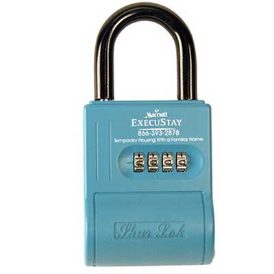 Padlocks 4 Less ShurLok SL100P Imprinted Numeric Code Blue LockBox
