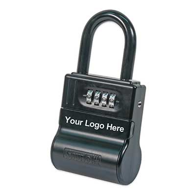 Padlocks 4 Less ShurLok II SL700P Imprinted Front Loading Numeric Code Black LockBox