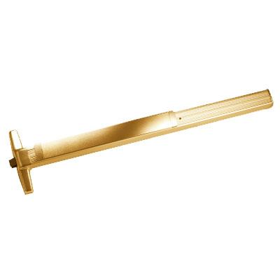 Von Duprin AX-PA33A-EO F 4 US10 Brushed Bronze Finish Four Foot Fire Rated Accessible Rated Panic Bar Exit Only With Pushpad Armor