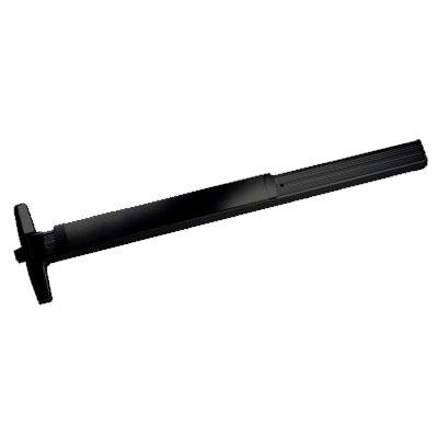 Von Duprin AX-PA33A-EO F 3 US19 Black Finish Three Foot Fire Rated Accessible Rated Panic Bar Exit Only With Pushpad Armor