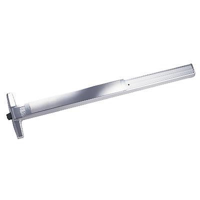 Von Duprin AX-PA33A-EO F 3 US26 Polished Chrome Finish Three Foot Fire Rated Accessible Rated Panic Bar Exit Only With Pushpad Armor