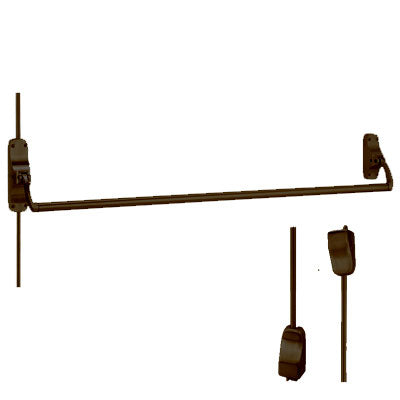 Von Duprin 8827EO US10B Oil Rubbed Bronze Finish Vertical Rod Panic Bar Exit Only