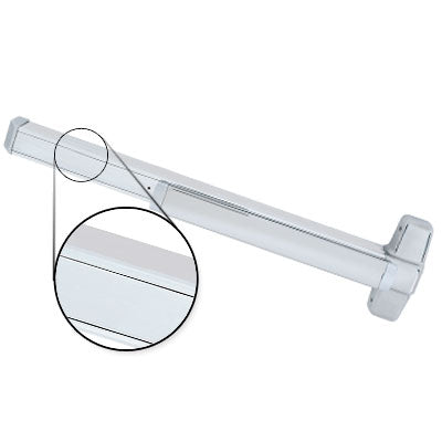 Von Duprin QEL98EO 4 US26 Polished Chrome Finish Four Foot Quiet Electric Latch Retraction Panic Bar Exit Only