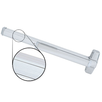 Von Duprin QEL99EO 4 US26 Polished Chrome Finish Four Foot Quiet Electric Latch Retraction Panic Bar Exit Only