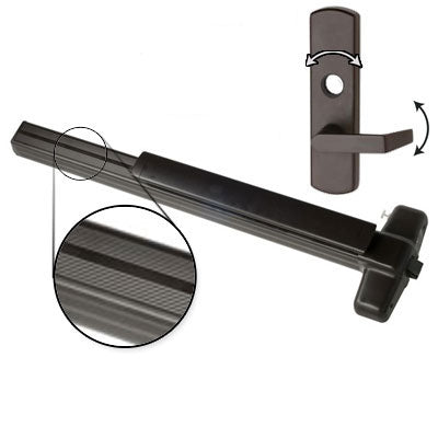 Von Duprin QEL99L 3 US10B Oil Rubbed Bronze Finish Three Foot Quiet Electric Latch Retraction Panic Bar With Lever Trim